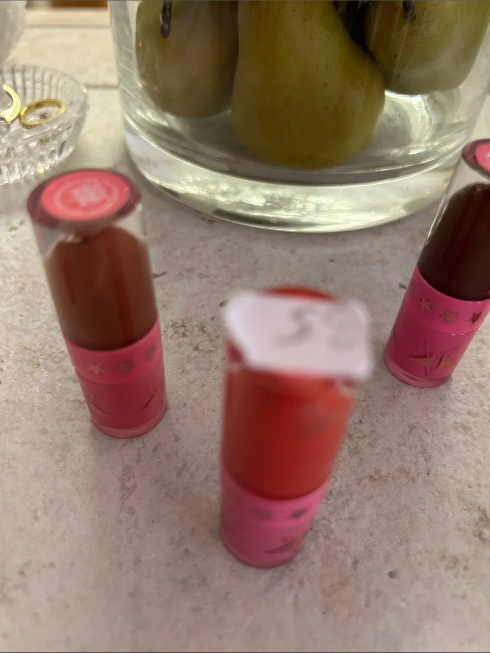Younique Mini Lipstick Set — Pink, Red, Brown Shades